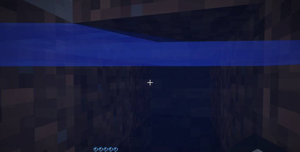 Water in the video game Minecraft