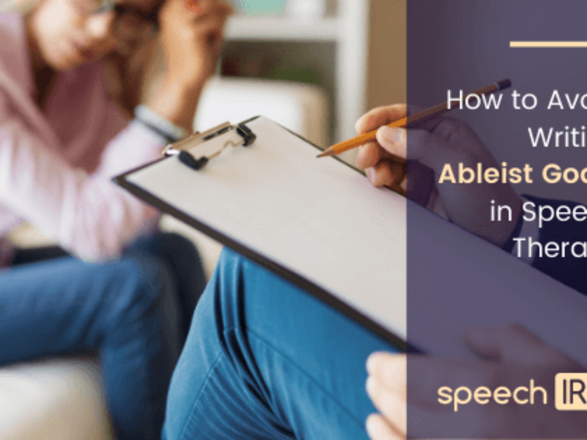 writing speech goals